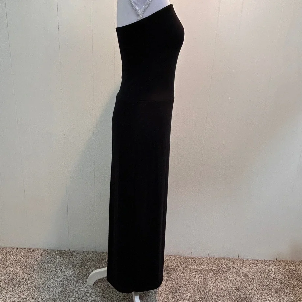 Free People Free-est‎ Black Strapless Tube Maxi Dress XS Minimalist Bodycon
